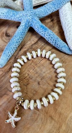 Materials:  Blue and white howlite, glass, crystals and white quartz chips beads.  This products are not intended for children under 12 years old. Please bear in mind that photo may slightly be different from actual item in terms of color due to the lighting. White Hand-strung Bracelets For Beach, Adjustable White Pearl Bracelet For Beach, White Hand-strung Beaded Bracelets For Beach, White Hand-strung Beaded Bracelet For Beach, Handmade White Pearl Bracelet For The Beach, Bohemian Gemstone Beads Bracelets For Beach, Bohemian Gemstone Beads Bracelet For Beach, White Hand-strung Bracelets For Vacation, Hand-strung White Bracelets For Vacation