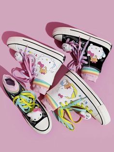 Kawaii Kitty High Top Canvas Shoes Size: Runs one size smaller than normal Cute and comfortable, these Kawaii Kitty High Top Canvas Shoes will add a touch of adorableness to any outfit. Made with high-quality canvas and featuring a kawaii kitty design, these shoes are perfect for any cat lover. Step out in style with these must-have shoes🐱. (Socks are not included) Black High Top Shoes, Shoes For School, Chat Kawaii, Hello Kitty Shoes, Cat Hand, Back To School Shoes, Cat Anime, Black High Tops, Kawaii Cat