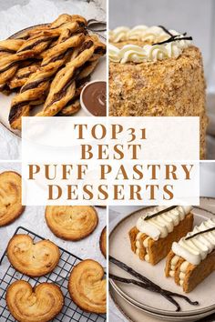 The best 31 Puff Pastry desserts Puff Pastry From Scratch, Sweet Puff Pastry Recipes, French Puff Pastry, French Recipes Authentic, Sweet Puff Pastry, Rough Puff, Rough Puff Pastry