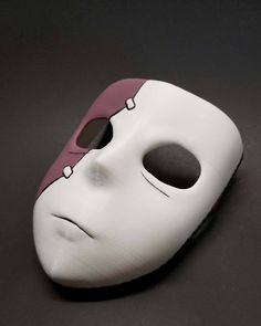 "Made to order is a 3D printed Sally Face mask with the option to include the wig. The mask is airbrushed and hand-painted with acrylic paint. This mask will complete your cosplay look or be a great addition to your Sally Face fan collection. The mask usually ships out within a week from the time of order. Measurements: Small 6\" across by 7.25\" high Regular 6.5\" across by 8\" high Large 7\" across by 9\" high" White Full Face Mask For Cosplay Events, White Masks And Prosthetics For Masquerade And Cosplay, White Masks For Cosplay Events, White Costume Masks For Cosplay Events, Artistic White Costume Mask, Artistic Masks For Cosplay, Artistic White Masks And Prosthetics For Costume, White Full Face Mask For Cosplay, Artistic White Costume Masks And Prosthetics