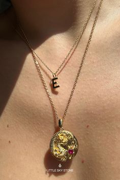 dragon necklace pendants, gold coin pendant, ruby gemstone necklace Gold Coin Pendant, Fiery Dragon, 14k Gold Plated Jewelry, Lifestyle Images, Pendants Gold, Carved Dragon, Dragon Necklace, Dragon Lover, Necklace Pendants