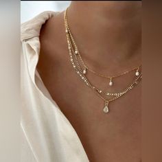 Material: Zinc Alloy Length: 19.6" Top Rated Seller Quick Shipper Open To Offers 800+ Listings Sold Pearl Layered Necklace, Layered Pearl Necklace, Charm Choker Necklace, Choker Collar Necklace, Real Gold Jewelry, Horse Necklace, Black Bead Necklace, Geometric Necklace, Gold Necklace Layered