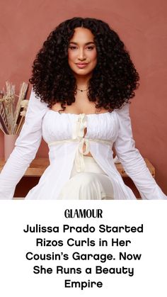 For Hispanic Heritage Month, Glamour talks to the hair care founder about building her own brand, Latina representation in beauty and business, and the secret to embracing your natural texture. Rizos Curls, Beach Wave Spray, Wave Spray, Building A Brand, Hair Repair Mask, Hair Rinse, Texturizer On Natural Hair, Inspiring Women, Hispanic Heritage Month