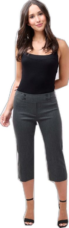 Formal Tops, Casual Look, The Office, Casual Looks, Capri, Straight Leg, Comfort Fit