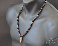 "-ALL THE PRODUCTS AT ELISAJEWELRYART ARE HANDMADE AND MADE WITH NATURAL BEADS. -WHAT DOES THE SANDSTONE STAND FOR Goldstone is said to be the stone of ambition. It builds energy, courage and a positive attitude. Increases drive and confidence. A gently uplifting stone, Goldstone promotes vitality. Goldstone helps to reduce stomach tension and benefits arthritic conditions. -WHAT DOES THE ONYX STAND FOR A powerful protection stone, Black Onyx absorbs and transforms negative energy, and helps to Black Spiritual Jewelry With Faceted Beads, Black Polished Bead Pendant Jewelry, Black Polished Beads Pendant Jewelry, Black Beaded Pendant Crystal Necklace, Black Pendant Jewelry With Polished Beads, Black Faceted Bead Pendant Jewelry, Black Beaded Necklace With Gemstone Pendant, Beaded Necklace Black, Black Onyx Necklace