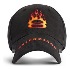 Balenciaga Burning Unity Cap 'Black Orange' 794892410B21076 Fashion Performance, Stylish Sneakers, Black Orange, Orange Black, Perfect Pair, Your Perfect, Balenciaga, Orange, Hats