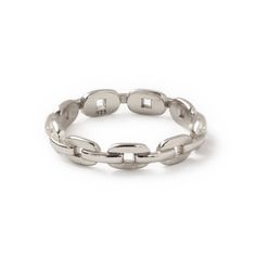 description This edgy chain link ring features a flattened curb chain texture. Perfect to wear alone or stacked with other rings. Made from high quality materials that are perfect for everyday wear! end description materials Sterling Silver Hypoallergenic, lead and nickel free end materials details Band Width 3.3mm end details sku #R050-S end sku Trendy Metal Chain Link Ring, Sterling Silver Link Chain Ring, Silver Chain Link Promise Ring, Modern Metal Link Chain Ring, Modern Metal Chain Link Ring, Modern Metal Link Rings, Adjustable Link Chain Ring In Metal, Silver Metal Chain Ring For Everyday, Everyday Silver Metal Chain Ring