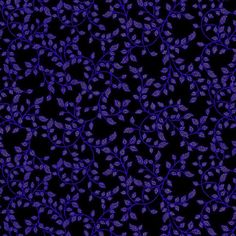 a black background with purple leaves on it