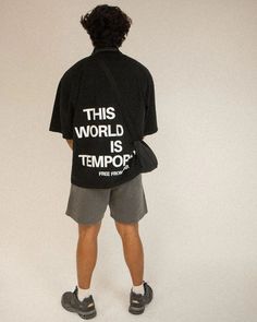 THIS WORLD IS TEMPORARY ENJOY IT #streetwearoutfit Bold Faith, Oversized Tee, Papua New Guinea, Guinea Bissau, Equatorial Guinea, British Indian, Mozambique, This World, Caribbean Netherlands