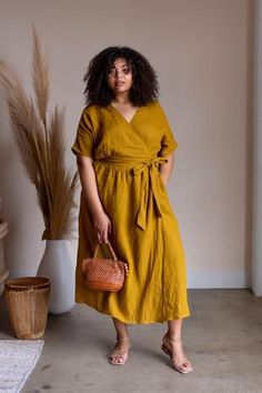 Plus Size Street Style, Cocoon Dress, Leandra Medine, Giovanna Battaglia, Look Retro, Dress Modern, Wrap Dresses, Sarah Jessica Parker