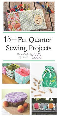 15+ Fat Quarter Sewing Projects - These tutorials will give you ideas of fun sewing projects you can make with fat quarters of fabric. Fun Sewing Projects, Fat Quarter Sewing Projects, Trendy Sewing Projects, Diy And Crafts Sewing, Beginner Sewing Projects Easy, Sewing Projects For Kids, Small Sewing Projects, Sewing Projects For Beginners