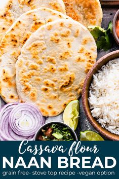 Middle Eastern Bread, Cassava Recipe, Cassava Flour Recipes, Indian Bread Recipes, Pain Naan, Grain Free Bread, Low Histamine Diet, Pan Sin Gluten