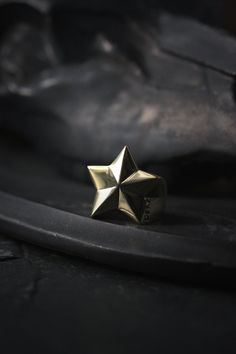 Dark Style, Letter Ring, Star Ring, Skull Ring, Dark Fashion, Style Accessories, Special Design, Black Rings, The Star