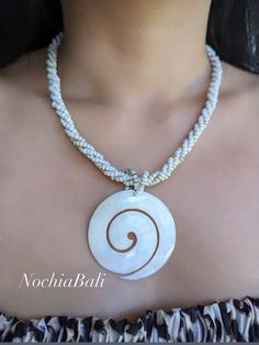 Mother of Pearl Moana Necklace Maori Spiral Pendant Shell - Etsy Indonesia White Mother Of Pearl Pendant Shell Necklace, White Shell-shaped Jewelry With Pearl Pendant, Elegant Spiral Beach Jewelry, White Spiritual Shell Necklace, White Spiritual Shell Necklace As A Gift, Spiritual White Shell Necklace Gift, Unique White Shell Pendant Necklace, White Shell-shaped Pearl Pendant Jewelry, White Shell-shaped Necklace For A Gift