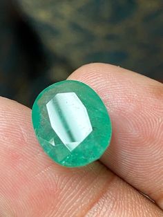 Natural Green Zambian Emerald Oval  6.40 Carat  11X14mm Large Oval Green Gemstones, Oval Green Natural Gemstones, Green Oval Natural Gemstones, Classic Oval Faceted Gemstones, Classic Faceted Oval Gemstones, Faceted Oval Green Gemstones, Zambian Emerald, Green Emerald, Emerald Green