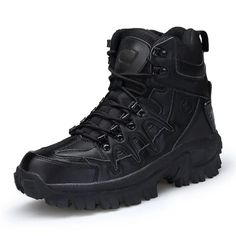 Experience the ultimate in adventure footwear with our All-Terrain Rugged Lace-Up Boots, crafted for those who live life on the move. Tackle urban pavements or rugged trails with boots that promise durability and comfort in every step. Specifications: Size Options: Wide range of sizes for a perfect fit, suitable for all explorers. Material Composition: Expertly made from durable suede and breathable mesh for longevity and tough use. Targeted Age Group: Designed for adventurers seeking footwear t Lace-up Combat Boots With Reinforced Toe For Walking, Rugged Lace-up Moto Boots For Outdoor Activities, Shock Resistant Lace-up Combat Boots For Outdoor Activities, Wear-resistant Lace-up Work Boots For Hiking, Outdoor Ankle Lace-up Boots With Vibram Sole, Durable Round Toe Boots For Adventure, Functional Shock-resistant Boots For Outdoor Work, Casual Winter Moto Boots For Adventure, Casual Moto Boots For Winter Adventure