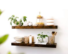 Custom Listing - Lyons Crafted 3 Floating Shelves, Custom Floating Shelves, Modern Floating Shelves, Rustic Floating Shelves, Modern Shelf, Mounted Shelves, 2 Shelves, Modern Shelving, Focal Points