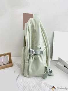 BirdinBag - Stylish Teen Backpack for Middle and High School Students - Ideal Bookbag for Girls Softback Backpack With Adjustable Strap For Study, Adjustable Strap Softback Backpack For Study, Casual Rectangular Backpack For Study, Green Softback Shoulder Bag For Back To School, Green Rectangular Backpack For Study, Large Capacity Green Bags For School, Green Softback Backpack For Study, Green Softback Bags For Back To School, Green Softback Shoulder Bag For Students