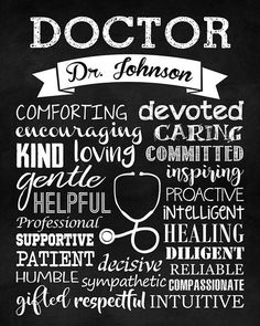 a chalkboard with the words doctor written in different languages