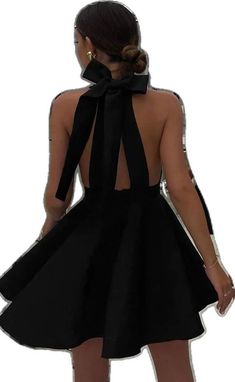 Halter Evening Dress, Dress Sleeve Length, Evening Dresses With Sleeves, Sleeveless Outfit, Black Halter Dress, Women Halter, Pleated Mini Dress, Dressy Dresses, Black Mini Dress