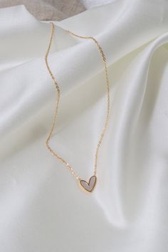 Love Pendant Necklace, Trendy Chains For Women, Necklace To Give To Your Girlfriend, Trendy Necklaces Gold, Pendant For Girls Gold, Gold Necklace For Girlfriend, Cute Chains For Women, Mother's Day Double Heart Gold Plated Necklace, White Heart Necklace With Clavicle Chain As Gift