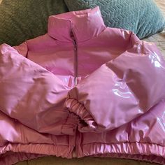 Nwt- Pretty Little Thing-Pink Puffer Jacket, Size 14 Pink Puffer Jacket, Bomber Jackets, Puffer Jacket, Puffer, Bomber Jacket, Jackets & Coats, Jackets For Women, Wardrobe, Pink