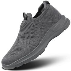 PRICES MAY VARY. The latest in mesh technology features an elastic design that intertwines with the knitted upper, helping your foot feel secure as you run. Memory foam insole.Comfortable and soft,the feeling of walking on the cloud and don't feel sore feet as you all day. Low-top design and easy pull on and take off.Padded collar and tongue fit the ankle better and prevent wear. This shoes have lightweight foam under foot.Foam full length cushioned comfort and athletic-inspired lightweight shoc Workout Volleyball, Travel Exercise, Gym Sneakers, Dude Perfect, Mens Walking Shoes, Exercise Gym, Casual Running Shoes, Travel Workout, The Cloud