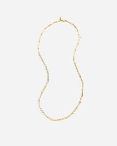 Shop for the Dainty gold-plated paper-clip necklace for women. Find the best selection of women womens-categories-accessories-jewelry-metals available in-stores and on line. Elegant Everyday Charm Necklaces With Paperclip Chain, Elegant Gold Plated Paperclip Chain Bracelet, Minimalist Yellow Gold Paperclip Necklace, Elegant Gold Paperclip Chain Bracelet, Elegant Paperclip Charm Necklaces For Everyday, Modern Gold Necklace With Paperclip Chain, Paperclip Necklace With Delicate Chain For Gift, Minimalist Gold Paperclip Necklace, Minimalist Paperclip Jewelry