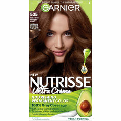 Nutrisse Ultra Crème 535 – Medium Golden Mahogany Brown Best Red Hair Dye, Golden Brown Hair Dye, Pelo Color Borgoña, Mahogany Brown Hair, What Is Balayage, Garnier Hair Color, Medium Golden Brown, Golden Brown Hair, Color Conditioner