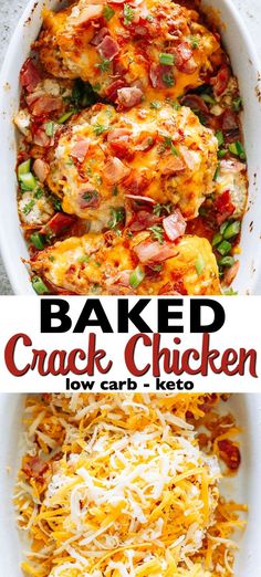 Chicken With Bacon, Ayam Bakar, Resep Diet, Keto Pancakes, Ranch Chicken, Carb Meals, Keto Recipes Dinner, Diet Vegetarian