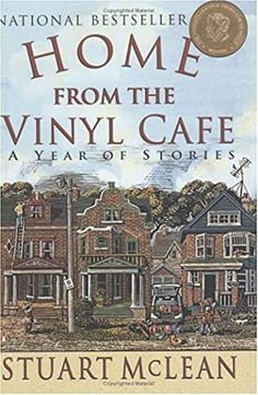 a book cover for home from the vinyl cafe