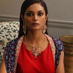 Buy Idika Hasli Modern Silver Necklace | Paksha Silver Kundan Multi-stone Necklace, Intricate Kundan Jewelry Sets, Elegant Multicolor Ceremonial Jewelry, Fusion Style Kundan Necklace With Gemstones For Ceremonies, Elegant Meenakari Bridal Necklace, Elegant Multicolor Necklaces For Ceremonial Occasions, Elegant Bridal Necklace With Tilla Pendant, Festive Fusion Style Jewelry Sets, Festive Jewelry Sets With Pendant