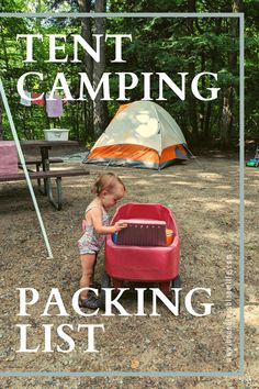 What To Take Camping, Camping Gear List, Camping Necessities, Camping Essentials List, Camping With Toddlers, Camping Packing List