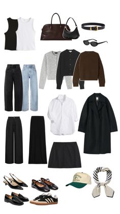 Classy Capsule Wardrobe, Capsule Wardrobe Winter, Outfit Layout, 가을 패션, Outfit Inspo Fall, Casual Style Outfits, Everyday Outfits, Capsule Wardrobe