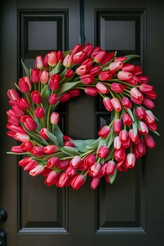 Fresh Tulip Wreath Ideas Fresh Tulips, Tulip Wreath, Tulips