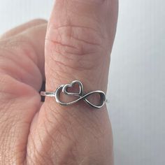 Sterling Silver 925 Infinity Heart Crisscross Crossover Ring, Heart Ring, Promise Ring, Love Ring, Friendship Ring, Silver Ring, Great Gift for any occasion. can be worn multiple fingers. Face Height: 8 mm Metal Material: Sterling Silver Finish: Oxidized Void State, Heart Infinity Ring, Friendship Ring, Crossover Ring, Ring Heart, Friendship Rings, Infinity Heart, Infinity Ring, Cross Ring