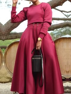 Medium Elasticity Loose Casual Pocket Stitching Plain Maxi Skirt Long Skirt With Shirt Classy, Chic Long Skirt Dress With Pockets, Chic Long Dresses With Pockets, Modest Black Women, Long Skirt With Shirt, Style Faux Leather Leggings, Cotton Maxi Skirt, Cotton Maxi Skirts, Long Sleeve Tops Casual