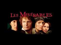 the poster for les miserableables starring actors from left to right, michael j fox, john krase, and susan