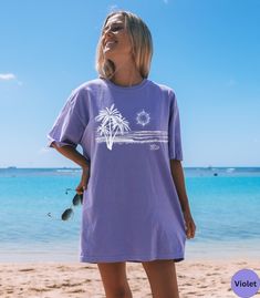 Tropical Palm Tree Comfort Colors Summer Beach Vacation Shirt,palm Trees Graphic Tshirt, Palm Tree Shirt, Aesthetic Shirt,oversized Coverup - Etsy Summer Cotton T-shirt With Palm Tree Print, Tropical Graphic Print T-shirt For Beach, Spring Palm Tree Print Short Sleeve T-shirt, Relaxed Fit Palm Tree Print T-shirt, Tropical Print T-shirt For Beach, Summer Surfing Vsco T-shirt, Trendy Relaxed Fit T-shirt With Palm Tree Print, Spring Vacation T-shirt With Palm Tree Print, Summer Graphic Tee With Palm Tree Print