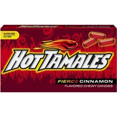 hot tambles fire cinnamon flavored chew candy