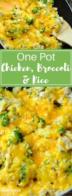 one pot chicken broccoli and rice casserole