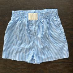 Never Worn Casual Blue Boxer Briefs For Summer, Casual Blue Boxer Briefs With Short Leg, Casual Boxer Briefs For Spring Daywear, Casual Spring Boxer Briefs For Daywear, Casual Daywear Spring Boxer Briefs, Casual Spring Daywear Boxer Briefs, Blue Summer Pajama Shorts For Daywear, White Cotton Boxer Briefs For Summer, Casual Blue Short Leg Boxer Briefs