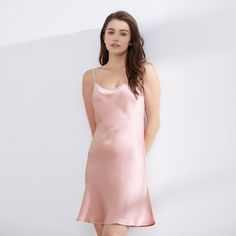 Charming Pink Plain Pink Summer Dress, Casual Plain Pink Dress, Chic Pink V-neck Sleepwear, Chic Pink Loungewear Dress, Pink Chic Loungewear Dresses, Chic Pink Sleepwear For Spring, Pink Sleeveless Casual Sleepwear, Pink Sleeveless Sleep Camisole, Chic Pink Cami Dress