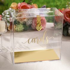 This wedding card box like a piece of art while making a deep impression on your guests. Foil Print