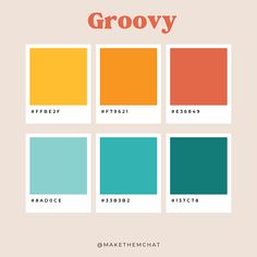 the color scheme for grooy