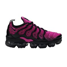 Find NIKE Air Vapormax Plus 'active Fuchsia on Editorialist. The Nike Air VaporMax Plus ‘Active Fuchsia’ sneaker gets an eye-catching colorway in this version of the hybrid design. An upgrade to its innovative predecessor, the VaporMax Plus incorporates key elements from the VaporMax and the 1998 Air Max Plus, including a cushioned fabric upper, floating cage and heel branding. Performance upgrades include a revamped Air unit—which is attached directly to the upper for an enhanced, responsive feel—and strategically-placed rubber pods added in high-wear areas. Custom Lace-up Sneakers With Air Cushioning For Streetwear, Custom Low-top Mesh Sneakers With Air Max Cushioning, Nike Custom Mesh Running Sneakers, Nike Custom Mesh Sporty Sneakers, Dynamic Low-top Sneakers With Air Cushioning, Dynamic Pink Sneakers For Jogging, Custom Lace-up Sneakers For Streetwear With Air Cushioning, Technical Sneakers With Branded Insole For Streetwear, Dynamic Low-top Custom Sneakers With Air Cushioning