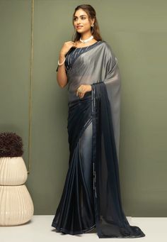 Grey Monarch silk half and half designer saree with blouse SV210 Stylish chiffon sarees with a designer blouse, perfect for a chic appearance on casual occasions. Ideal for those seeking a simple yet elegant look.ish and timeless for years to come. Purchase these sarees exclusively at Kollybollyethnics. Desc:  Color : Grey Fabric : Malabar chiffon  Work : stone  Blouse :Semi stitch Wash Care : Dry clean Sleeve Style : Half Sleeve Long Sleeves : Done only in Custom Stitch Sleeves Lining : Done only in Custom Stitch Bust Size : 32 to 42 Inches Occasion : Festival   Christmas   Eid   Ceremonial   Pongal   Lohri   Gudi Padwa   Onam   Ugadi   VaisakhiFancy saree chiffon saree light weight saree designer saree. With Express Free Shipping and Custom Stitching, Buy Indian Wedding Party W Elegant Pre-draped Chiffon Saree, Elegant Sheer Saree For Festive Occasions, Festive Sheer Saree, Elegant Sheer Saree For Wedding, Elegant Festive Sheer Saree, Sheer Georgette Saree For Wedding, Traditional Sheer Saree For Festive Occasions, Evening Chiffon Blouse With Traditional Drape, Chiffon Saree For Evening With Traditional Drape