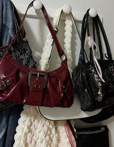 Burgundy Bag Aesthetic, Hand Bag Aesthetic, Aesthetic Burgundy, Burgundy Bag, Fall 24, Products And Services, The Movement, Liquid Eyeliner