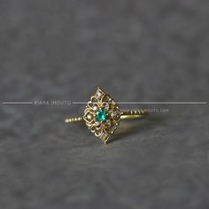 18k Solid Gold Vintage Emerald Ring 18k Real Gold Victorian | Etsy Elegant Multi-stone Open Birthstone Ring, Heirloom Yellow Gold Cluster Ring With Gemstone, Gold Marquise Emerald Ring In 14k Gold, Heirloom Style Emerald Open Ring, Heirloom Style Open Emerald Ring, Emerald Cluster Ring With Diamond Accents For Gifts, Art Deco Emerald Jewelry With Rose Cut Diamonds, 14k Gold Birthstone Ring With Rose Cut Diamonds, Heirloom Style Emerald Open Ring In Yellow Gold