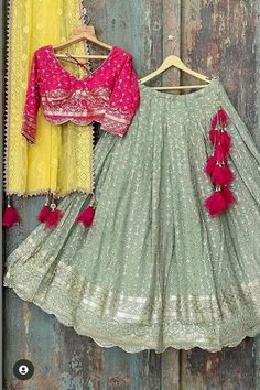 Haldi Outfits, Lehenga Saree Design, Simple Lehenga, Latest Bridal Lehenga, Indian Outfits Lehenga, Long Gown Design, Lehenga Designs Simple, Indian Bride Outfits, Traditional Indian Dress